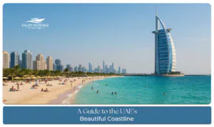 Beautiful UAE coastline with beaches and sea views